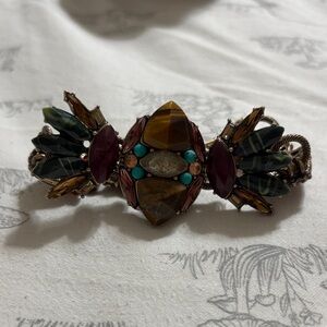 Elegant Multicolor Gemstone Bracelet